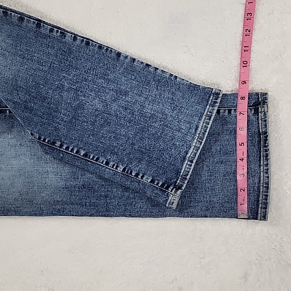 NYDJ Marilyn Straight Stretch Jeans Lift × Tuck Technology In The Color Stoney - Picture 6 of 10